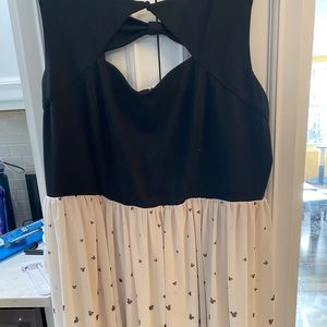 Black and white mini mouse dress